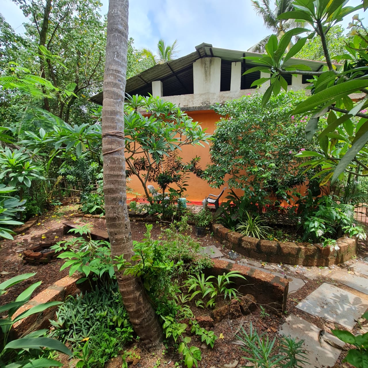 Another view of the garden seating area